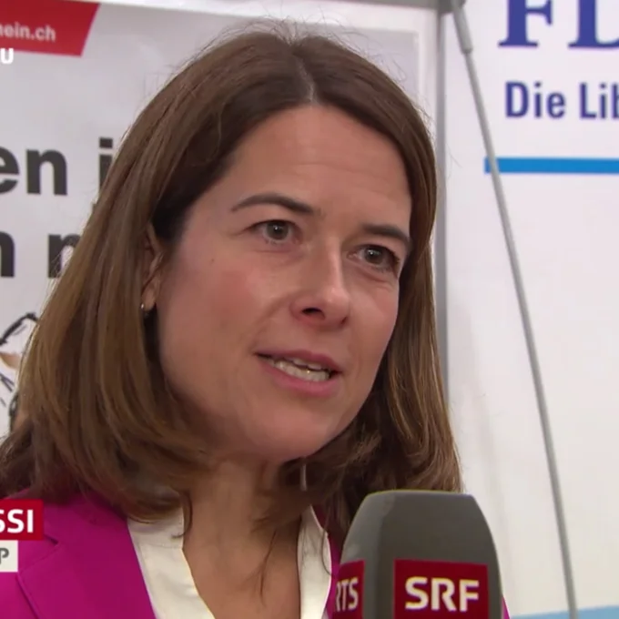 Petra Gössi. SRF Tagesschau.