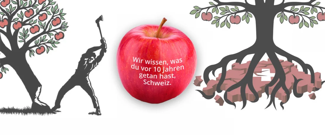 mei plakate apfel mit baum